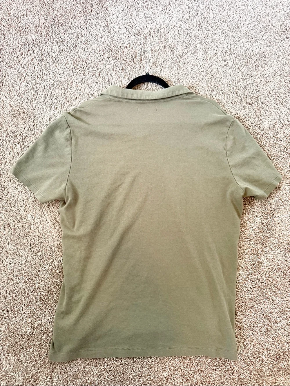 Banana Republic Men’s Khaki Short-Sleeve Polo